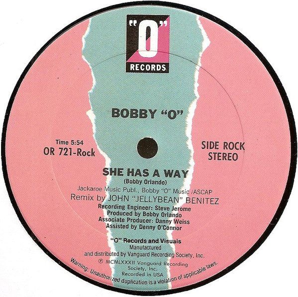Bobby Orlando : She Has A Way (12")