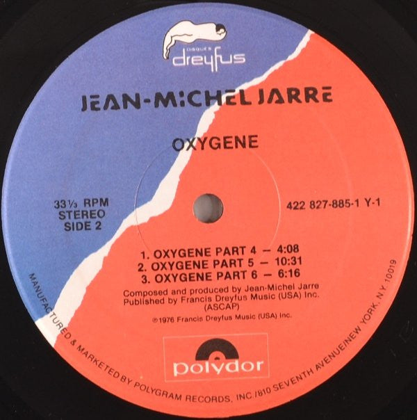 Jean Michel Jarre* : Oxygene (LP, Album, RE, RM, Hau)