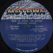 Finished Touch : Need To Know You Better (LP, Album)