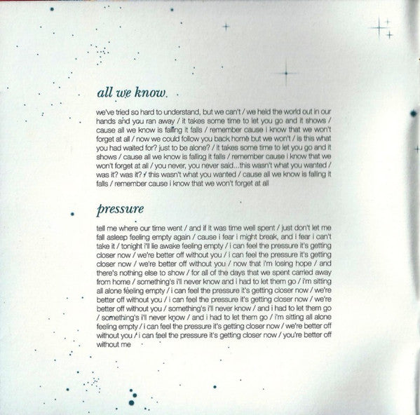 Paramore : All We Know Is Falling (CD, Album)