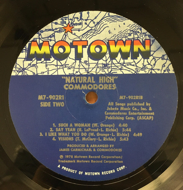 Commodores : Natural High (LP, Album)