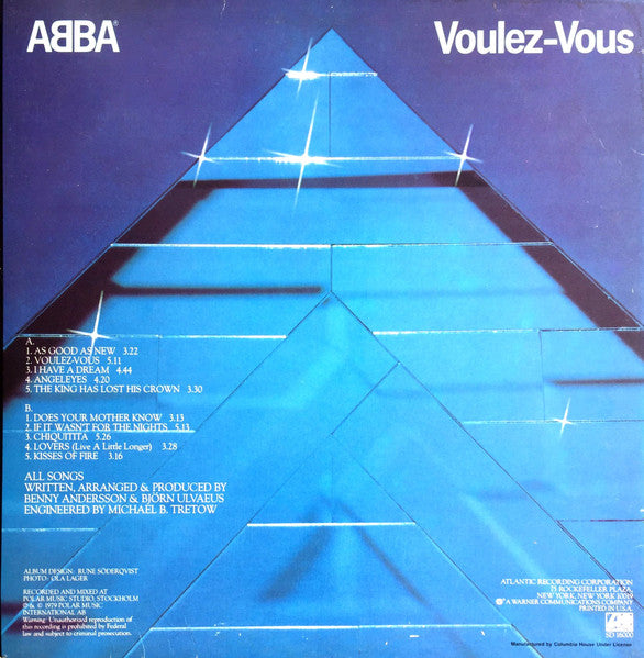 ABBA : Voulez-Vous (LP, Album, Club)