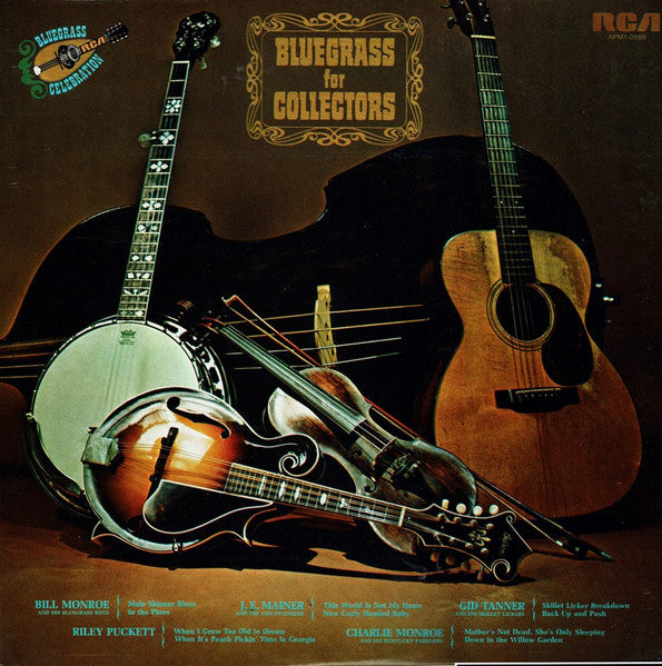 Various : Bluegrass For Collectors (LP, Comp, Mono, RE)