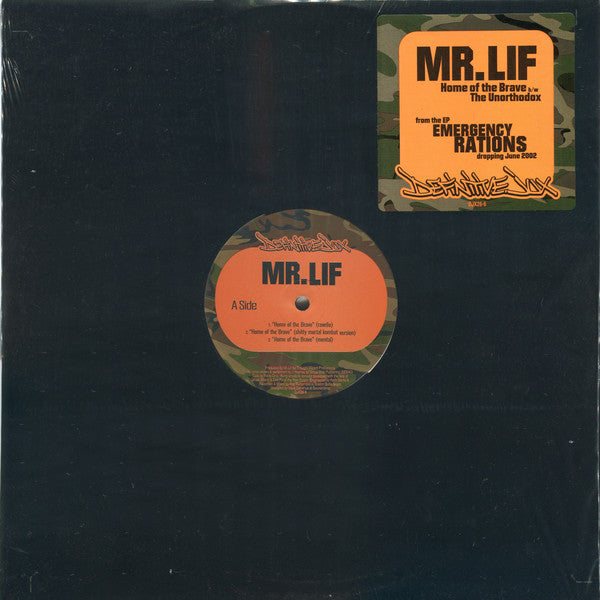Mr. Lif : Home Of The Brave b/w The Unorthodox (12")