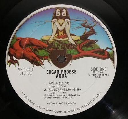 Edgar Froese : Aqua (LP, Album, Mon)