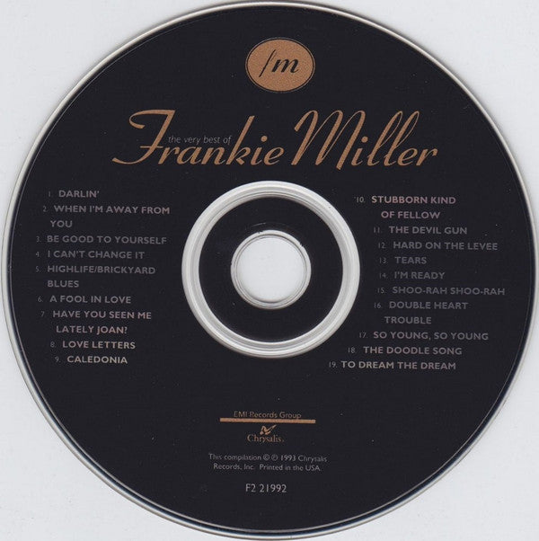 Frankie Miller : The Very Best Of (CD, Comp)