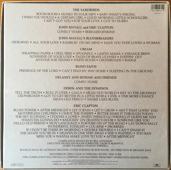 Eric Clapton : Crossroads (6xLP, Comp, 16  + Box)