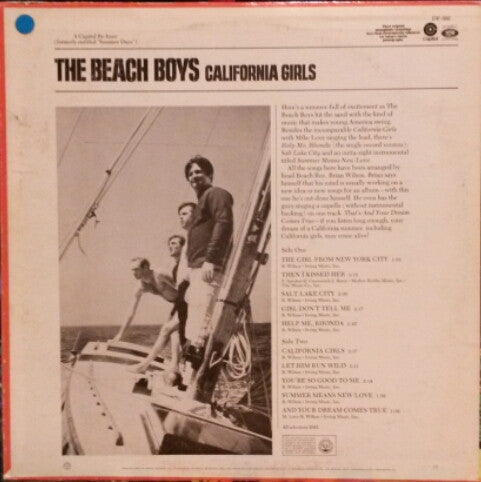 The Beach Boys : California Girls (LP, Album, RE)