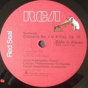 Ludwig van Beethoven, Daniel Barenboim, Arthur Rubinstein, London Philharmonic Orchestra : Concerto No.2, Sonata In E-flat Op.31 No.3 (LP, Comp, RE, Ind)
