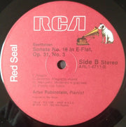 Ludwig van Beethoven, Daniel Barenboim, Arthur Rubinstein, London Philharmonic Orchestra : Concerto No.2, Sonata In E-flat Op.31 No.3 (LP, Comp, RE, Ind)