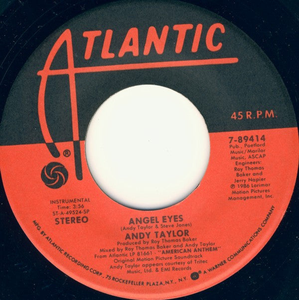 Andy Taylor : Take It Easy (7", Single, SP)