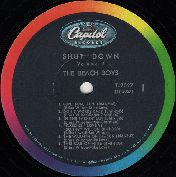 The Beach Boys : Shut Down Volume 2 (LP, Album, Mono, Scr)