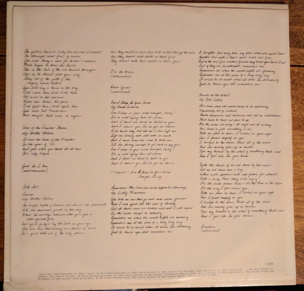 Willie Nelson : Red Headed Stranger (LP, Album, San)