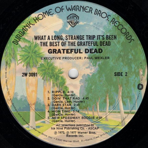 The Grateful Dead : What A Long Strange Trip It's Been: The Best Of The Grateful Dead (2xLP, Comp, Mon)