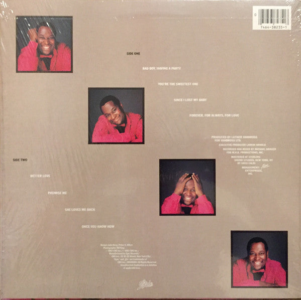 Luther Vandross : Forever, For Always, For Love (LP, Album, Car)