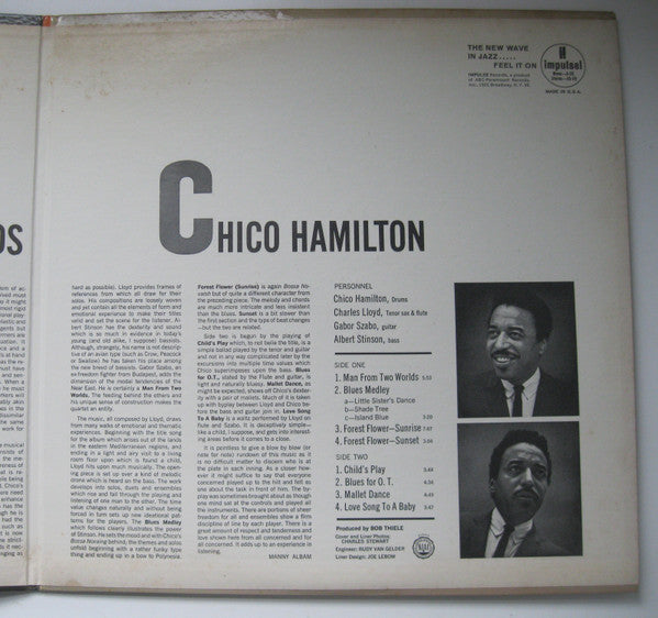Chico Hamilton : Man From Two Worlds (LP, Album, Mono, Gat)