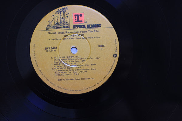 Jimi Hendrix : Sound Track Recordings From The Film "Jimi Hendrix" (2xLP, Album, Win)
