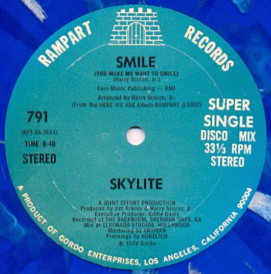 Skylite : Boogie Butt (12", Single, Blu)