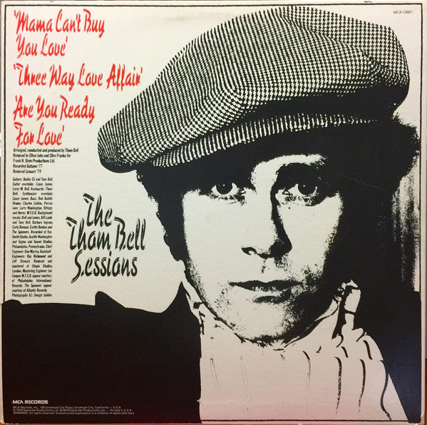 Elton John : The Thom Bell Sessions (12", EP, Promo, Pin)