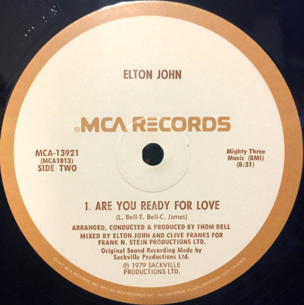 Elton John : The Thom Bell Sessions (12", EP, Promo, Pin)