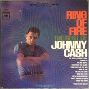 Johnny Cash : Ring Of Fire The Best Of Johnny Cash (LP, Comp, Ter)