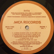 Andrew Lloyd Webber, Tim Rice : Evita (2xLP, Album, Pin)