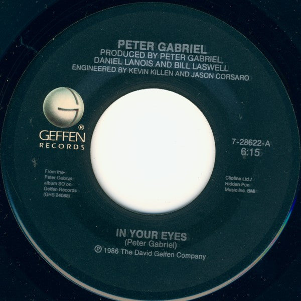 Peter Gabriel : In Your Eyes (7", Spe)