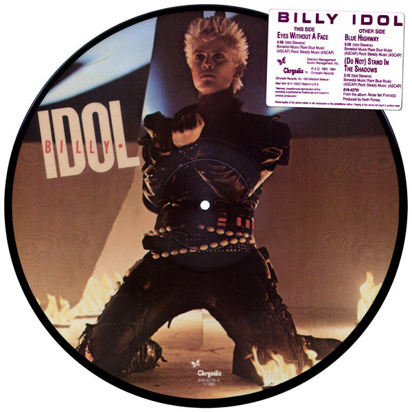 Billy Idol : Eyes Without A Face (12", Single, Pic)