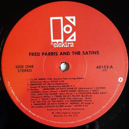 Fred Parris And The Satins* : Fred Parris And The Satins (LP, Album)