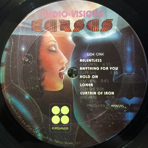 Kansas (2) : Audio-Visions (LP, Album, Pit)