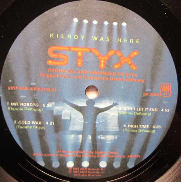 Styx : Kilroy Was Here (LP, Album, KC-)