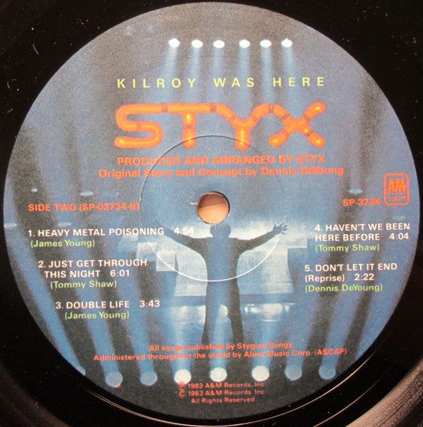 Styx : Kilroy Was Here (LP, Album, KC-)