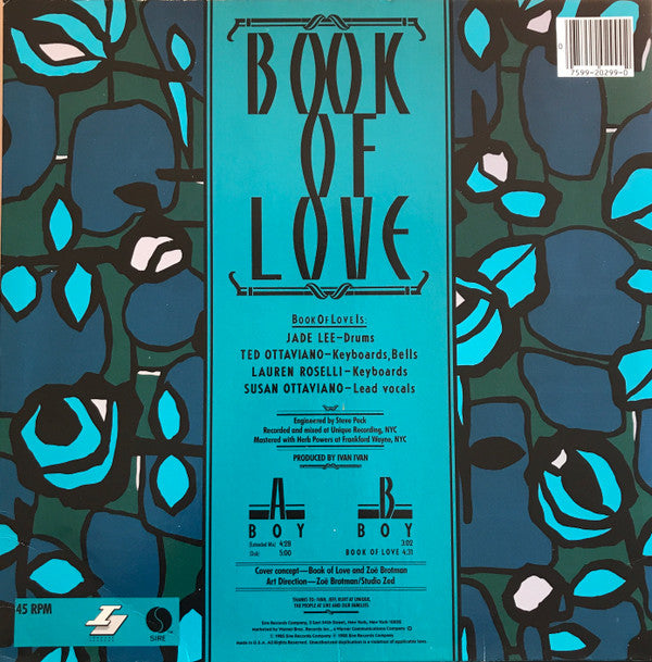 Book Of Love : Boy (12", Maxi, SRC)