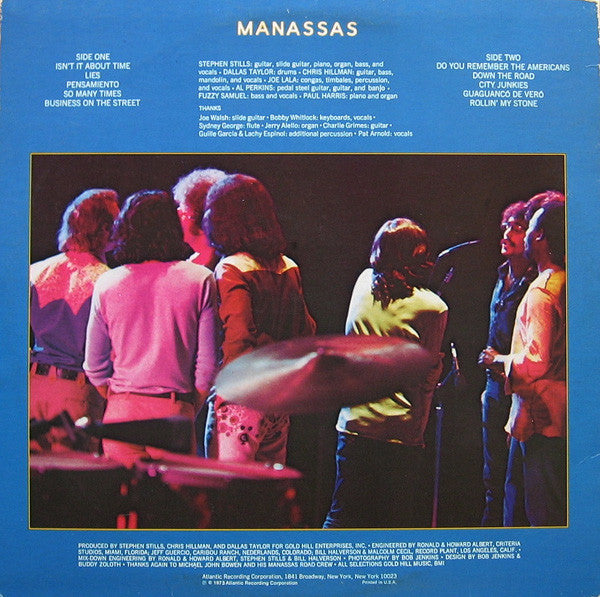 Stephen Stills / Manassas : Down The Road (LP, Album, PR )