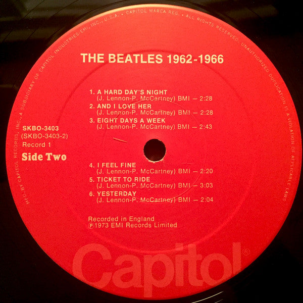 The Beatles : 1962-1966 (2xLP, Comp, RE, SRC)