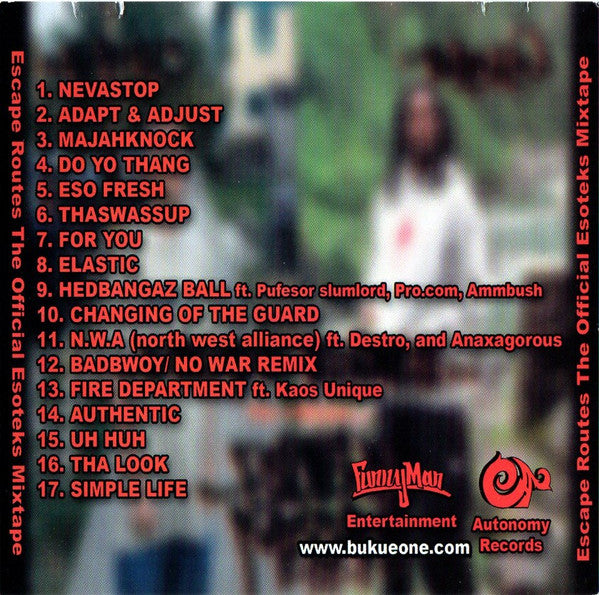 Bukue One, EMC (2), Esoteks : Foreign Exchange (Escape Routes - The Official Esoteks Mixtape) (CDr, Mixtape)