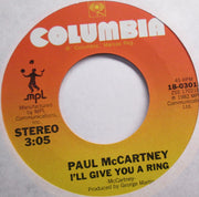 Paul McCartney : Take It Away (7", Single, Ter)