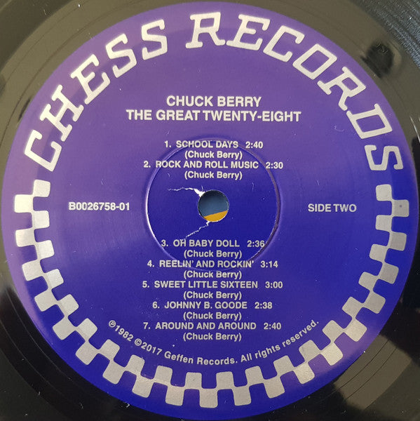 Chuck Berry : The Great Twenty-Eight (2xLP, Comp, RE, RP)