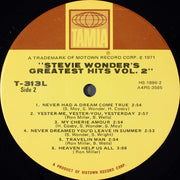 Stevie Wonder : Stevie Wonder's Greatest Hits Vol. 2 (LP, Comp, Hol)