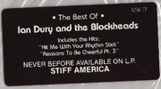 Ian Dury And The Blockheads : Jukebox Dury (LP, Comp)