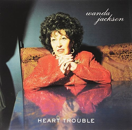 the album cover for Wanda Jackson - Heart Trouble