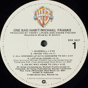 Michael Franks : One Bad Habit (LP, Album, Win)