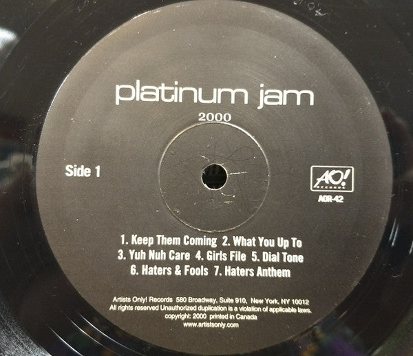 Various : PJ-2K Platinumjam 2000 featuring The Bug & The Clone Riddims (LP, Album)