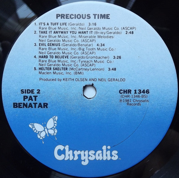 Pat Benatar : Precious Time (LP, Album, San)