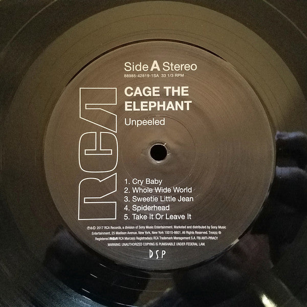 Cage The Elephant : Unpeeled (2xLP, Album)