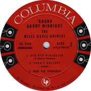 Miles Davis : 'Round About Midnight (LP, Album, Mono)