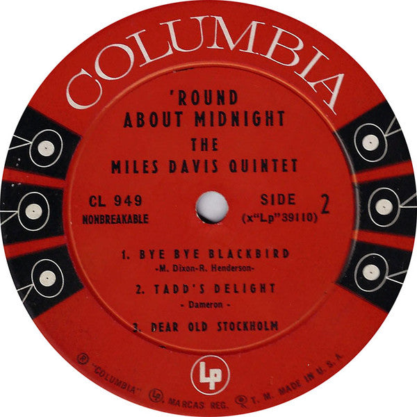 Miles Davis : 'Round About Midnight (LP, Album, Mono)