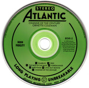 Ornette Coleman : Change Of The Century (CD, Album, RE, RM)