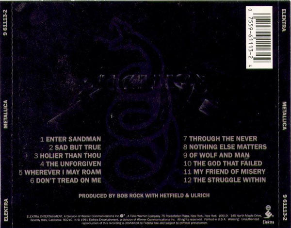 Metallica : Metallica (CD, Album, RP)