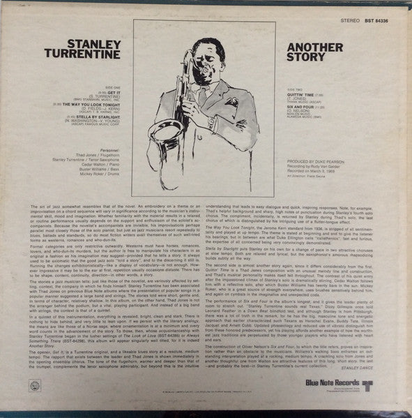 Stanley Turrentine : Another Story (LP, Album)